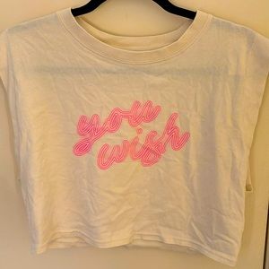 NWT. Aerie cropped muscle too. With hot pink detailing. Size medium